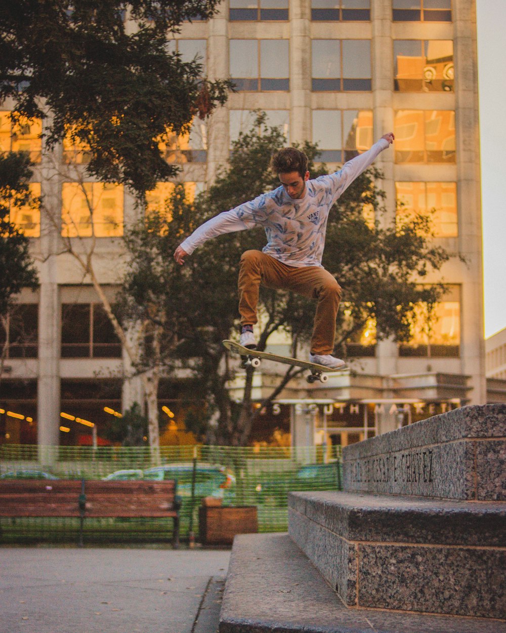 man playing skateboard