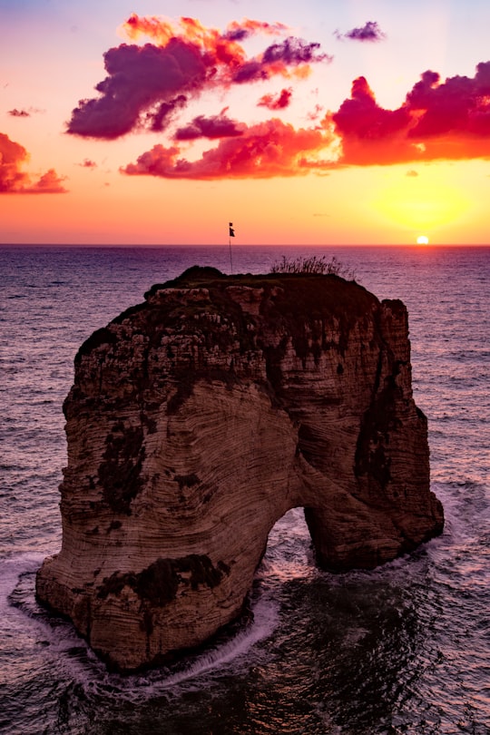 Raouche Rocks things to do in Beirut