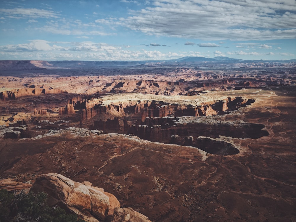 aerial photography of Grand Canyon