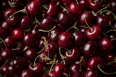 red cherry fruits