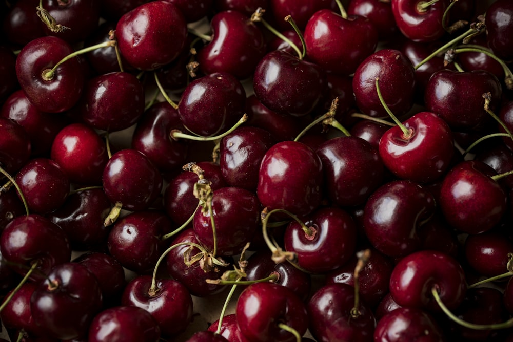 red cherry fruits