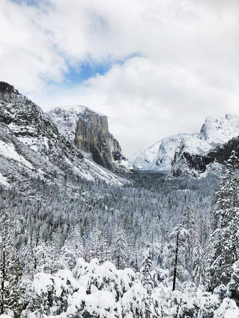 fotografia di paesaggio di El Capitan nel Parco Nazionale di Yosemite