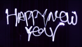 Happy New Year text