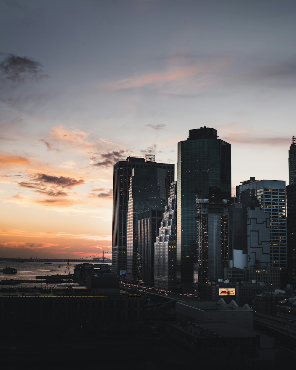 Foto da paisagem urbana durante a Golden Hour