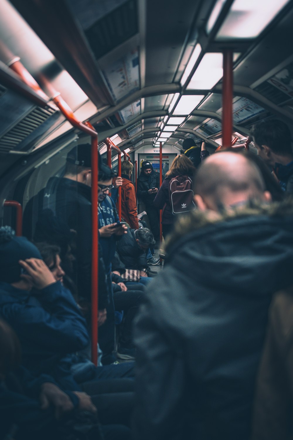 people inside train