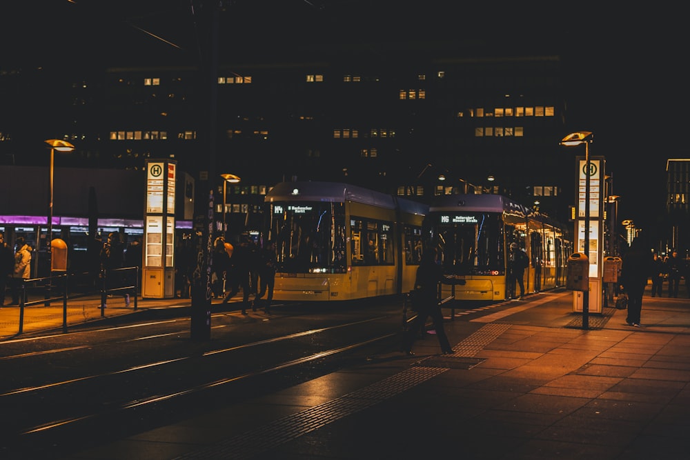 man walking near posts