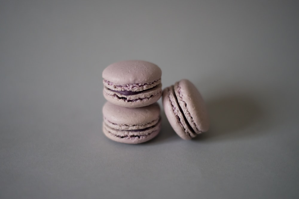 three macaroons