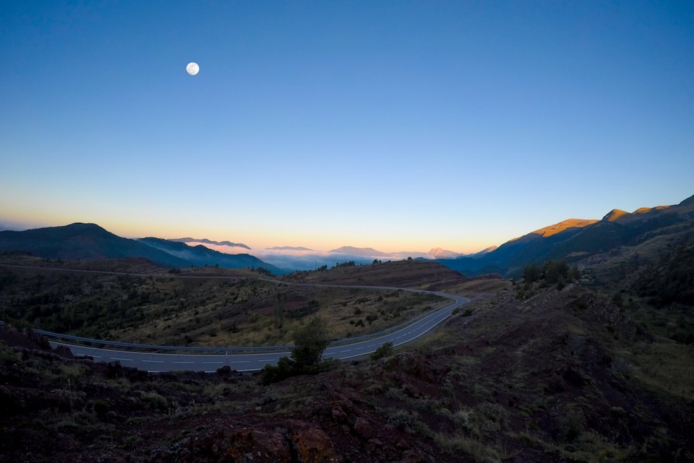 landscape photography of mountain during golden hour