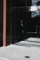 glass wall and door