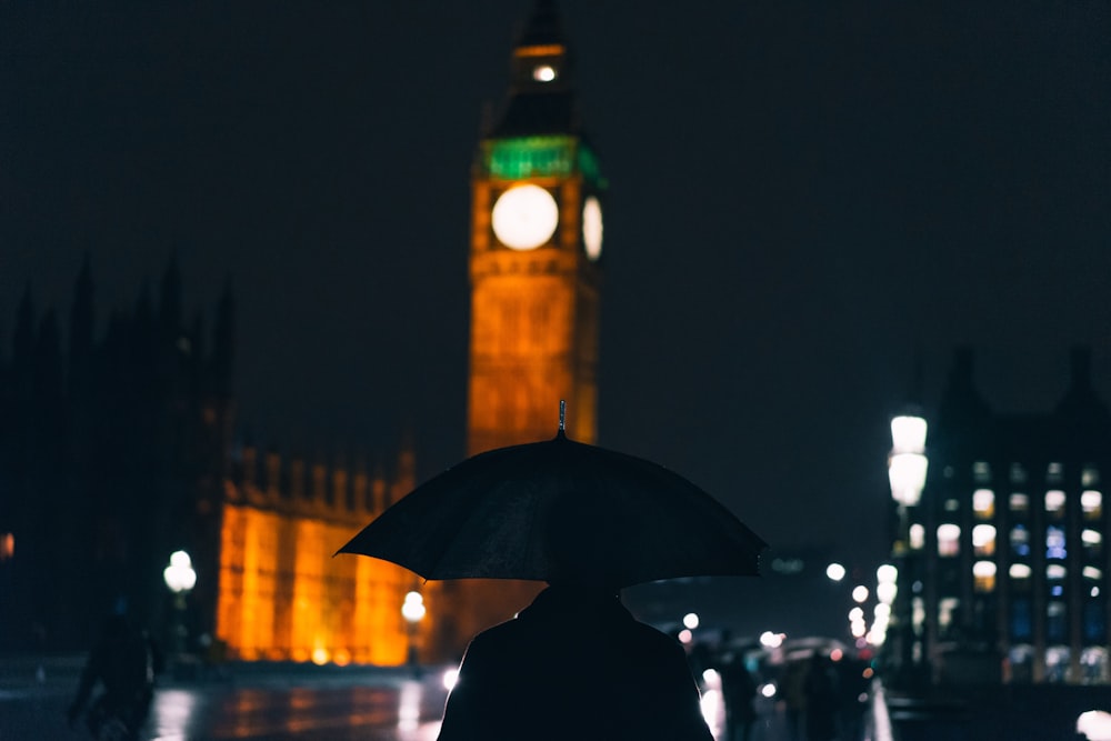 person fronting Big Ben