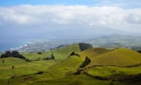 Wide-angle view of the quiet countryside embracing the Konkan horizon.