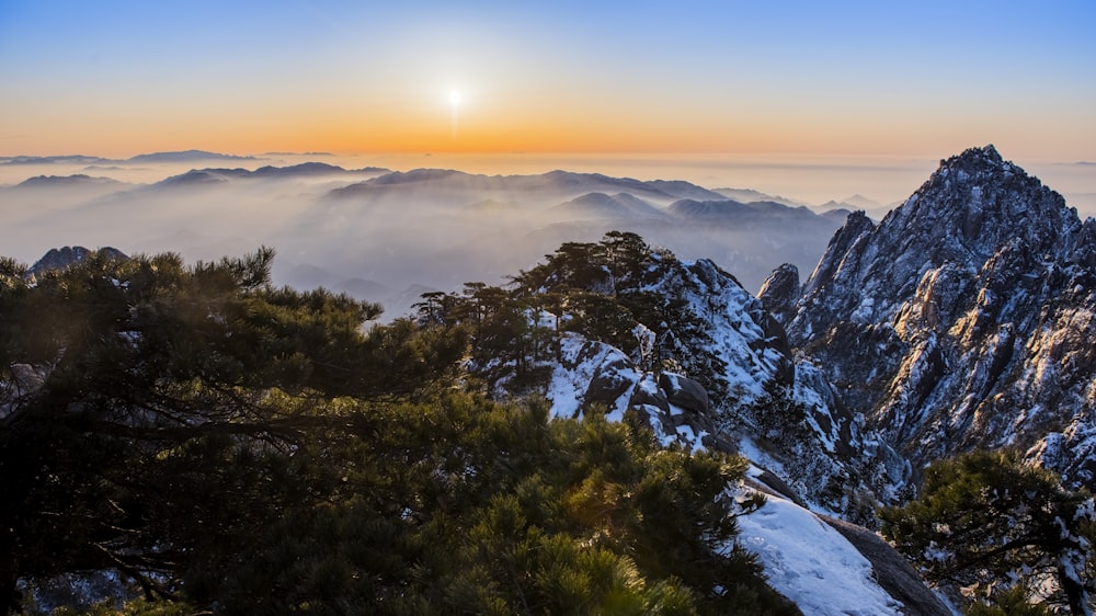 landscape photography of mountain