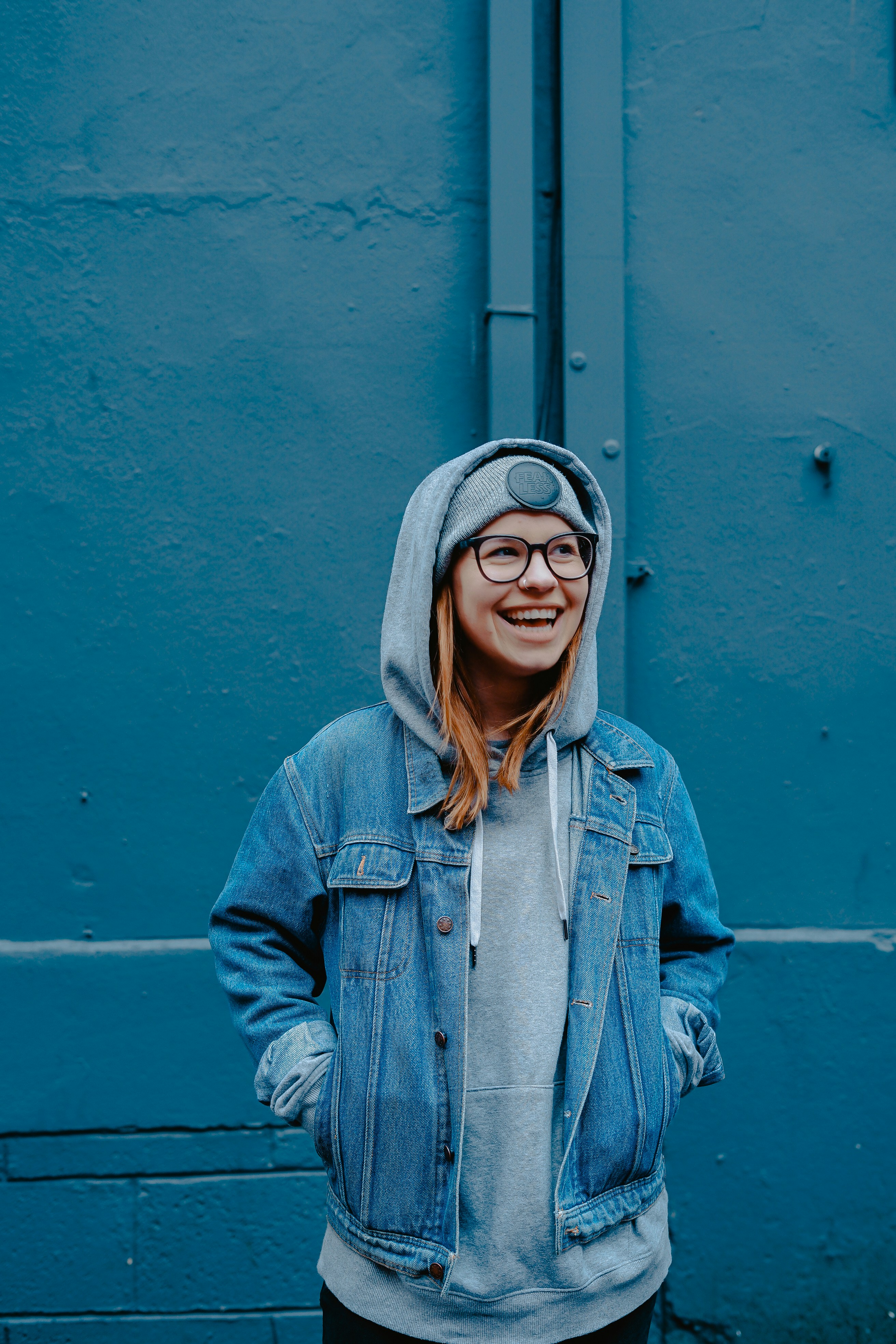 This photo was taken on the streets of Newcastle Upon Tyne, UK. This beautiful smile belongs to Andreea Pop, a 23 years old lady, that I cannot remember seeing her without a smile on her face. PS: Fearless = a motivational statement not a brand