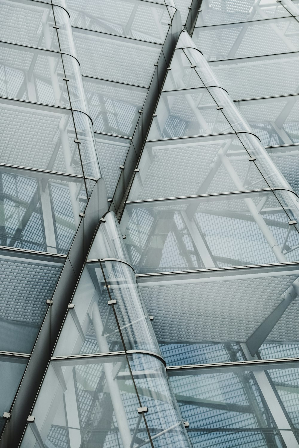 architectural photography of glass building