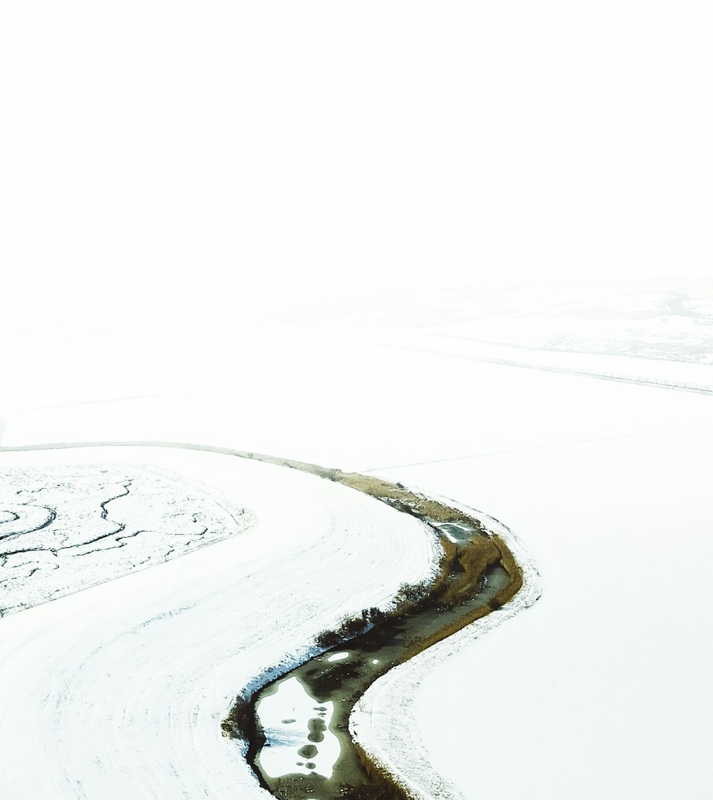 snow covered field