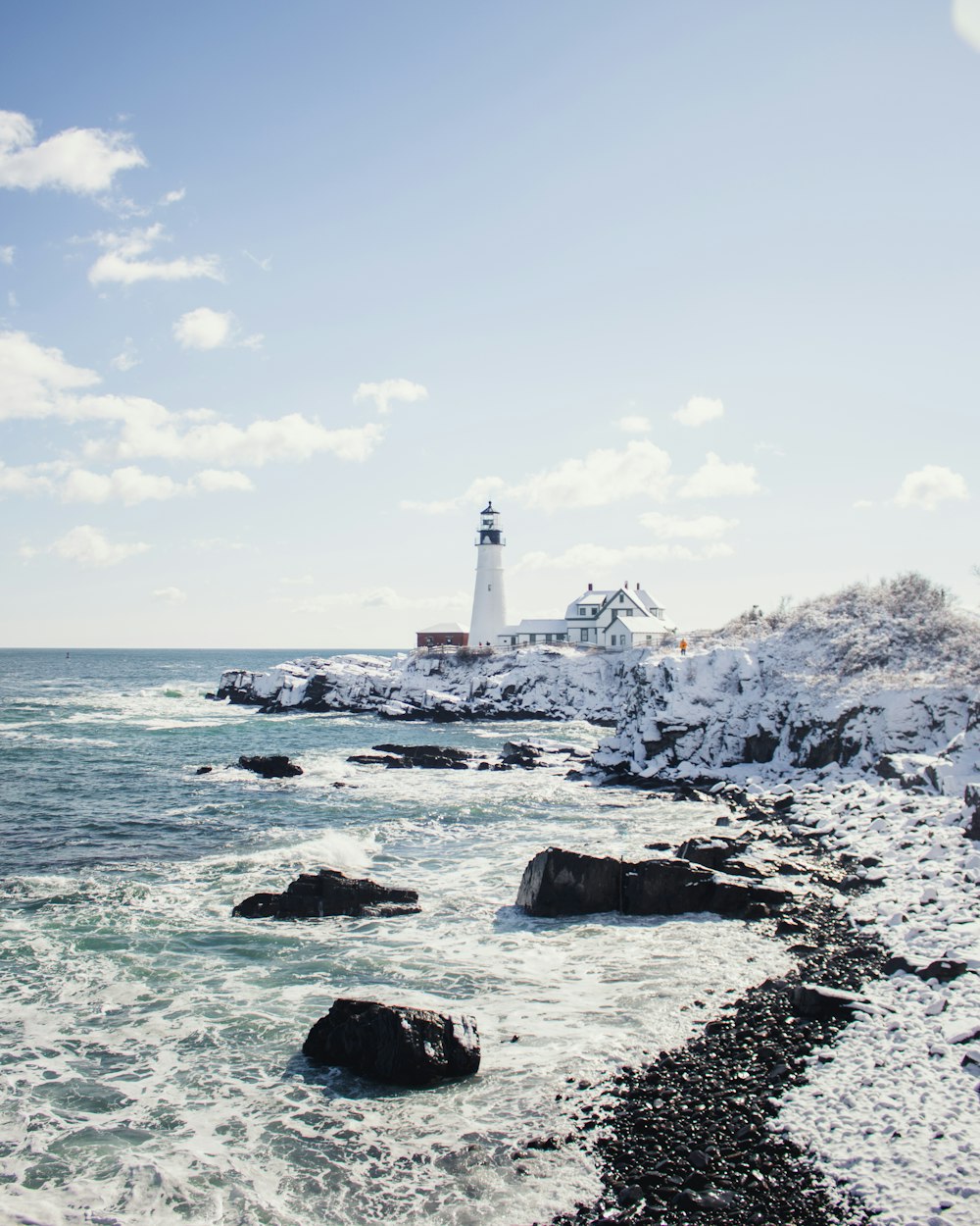 white lighthouse