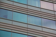 Metal window frames installed in a modern building under natural light.