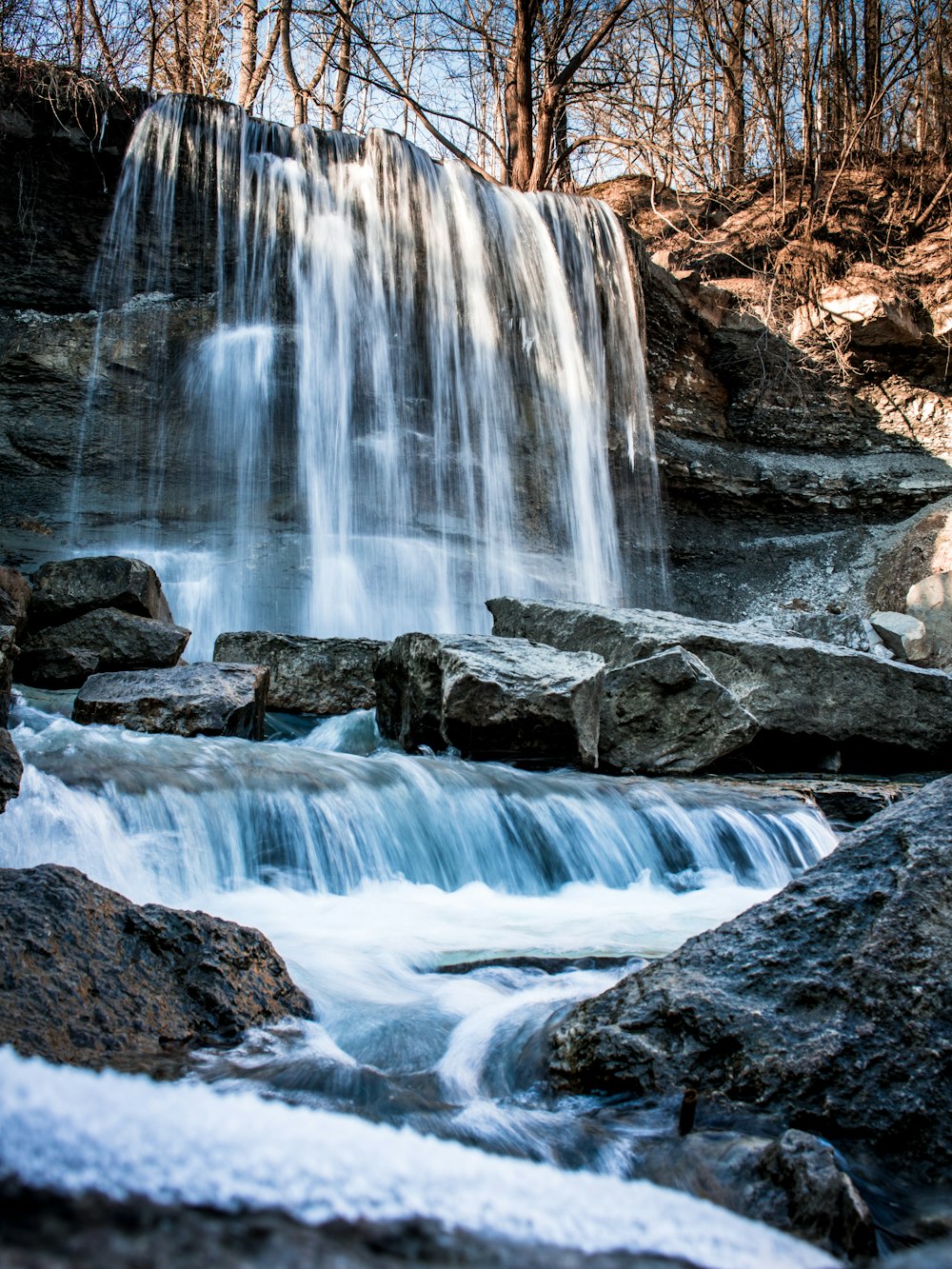 waterfalls during daytime