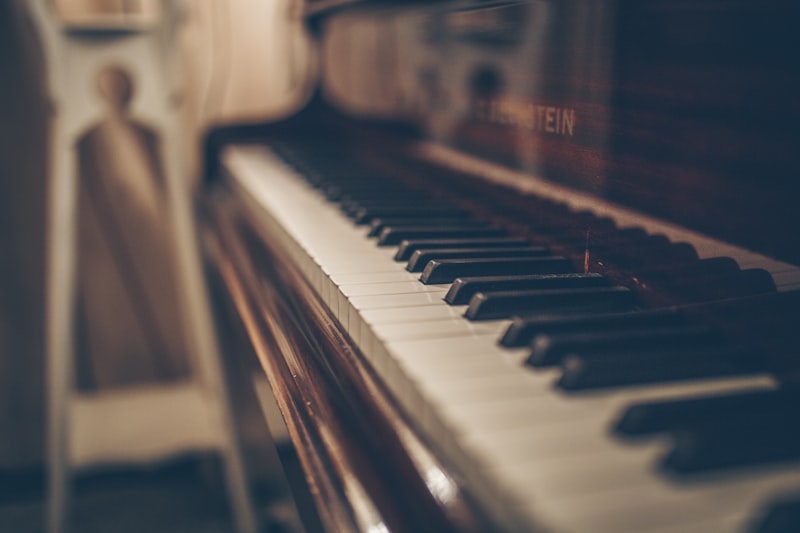 Piano keys close-up for beginner lesson article