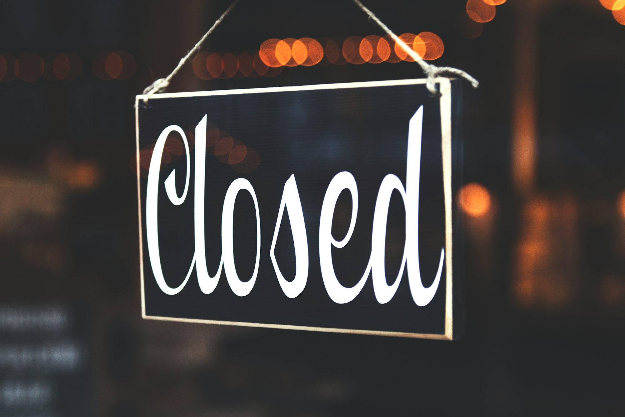 We’re Closed | Instagram: @timmossholder