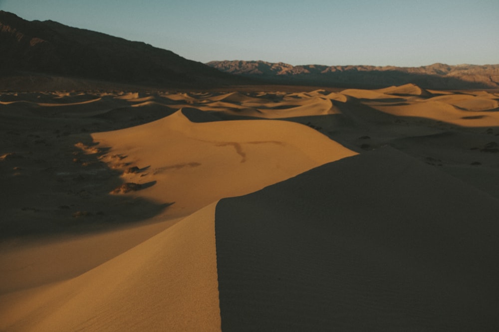 sand dunes during daytime
