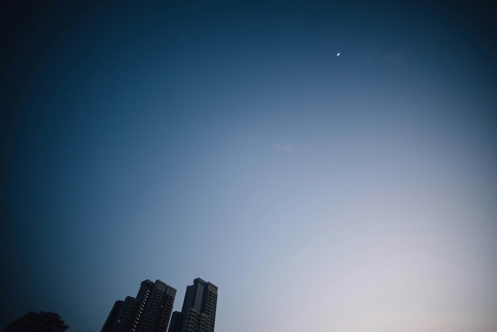 Nikon D750 + Nikon AF Nikkor 14mm F2.8D ED sample photo. High-rise buildings under blue photography