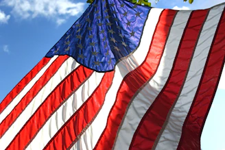 Photo of a featured product alongside the American and Canadian flags.