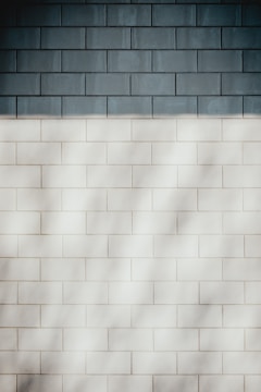 white brick wall