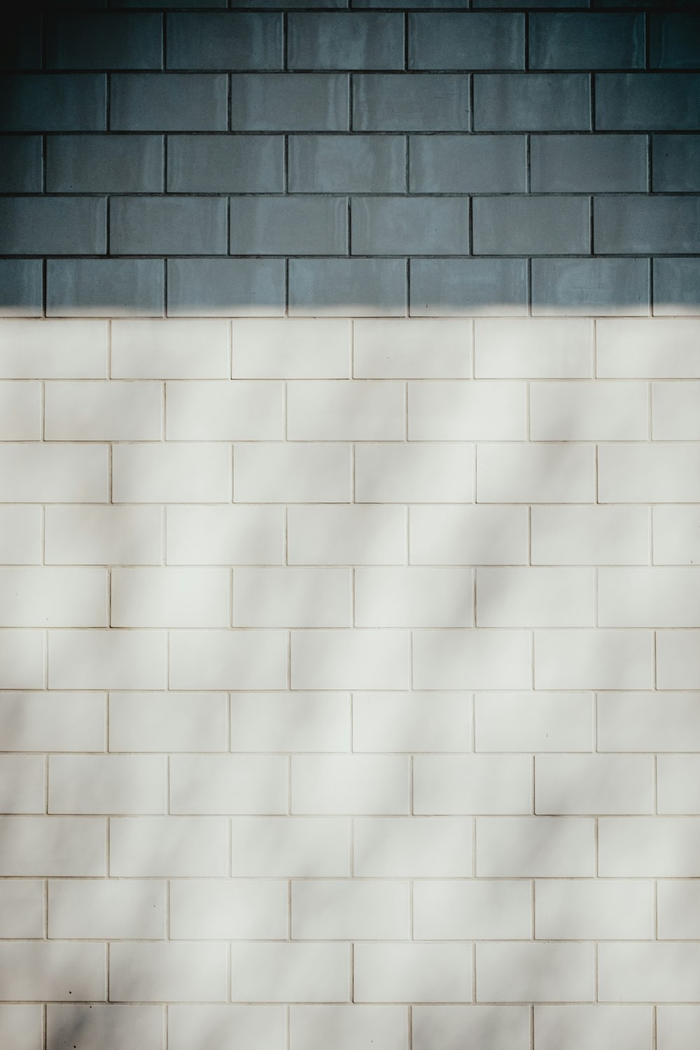 흰 벽돌 벽