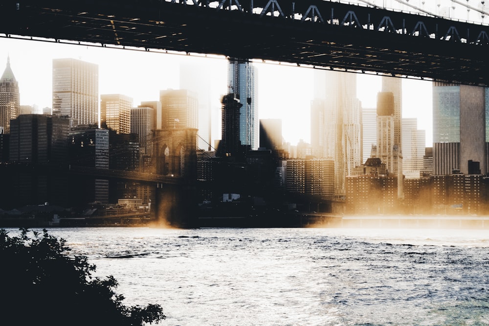 photography of high-rise buildings near body of water