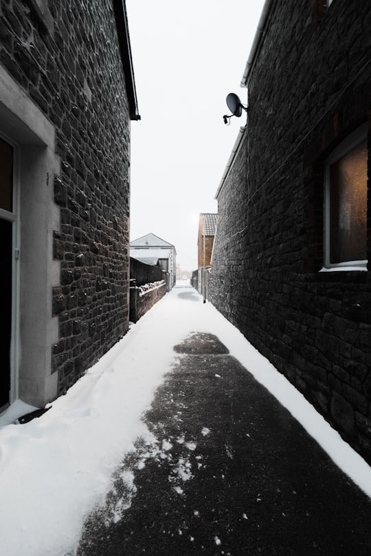 empty pathway in between the houses during daytime in Weston-super-Mare United Kingdom