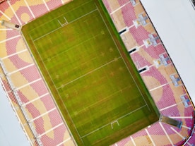 green soccer field