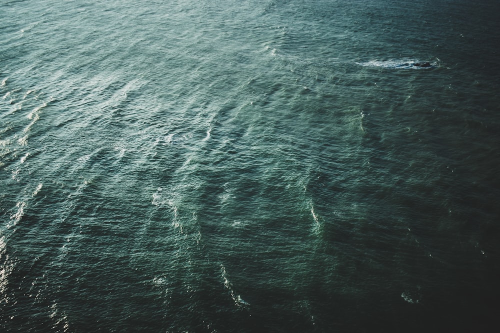 aerial photo of body of water during daytime