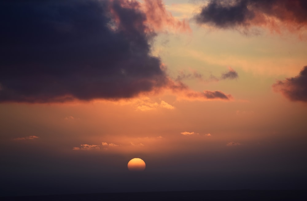 Photographie de coucher de soleil