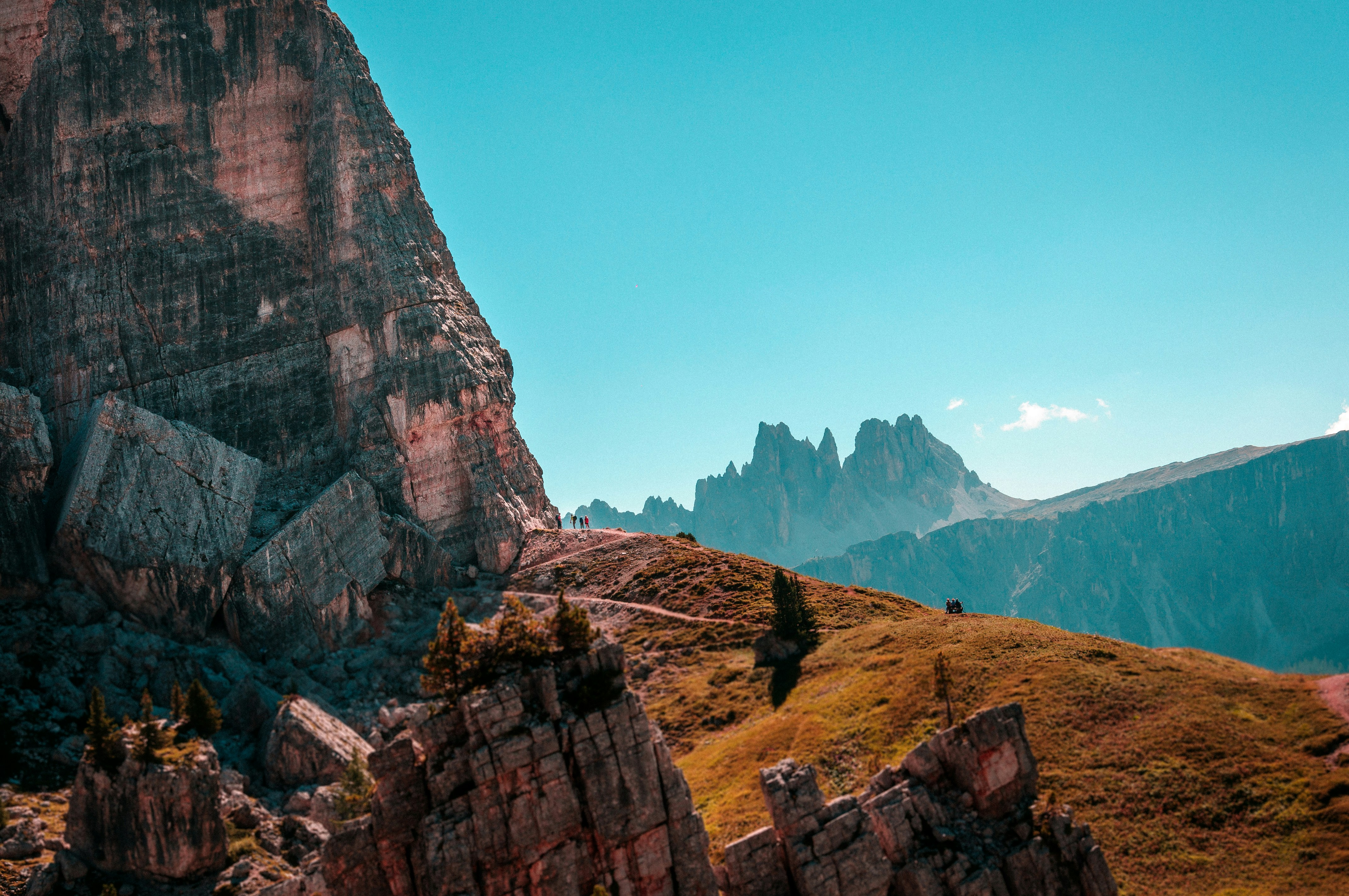 mountain landscape during daytime, Dolomites