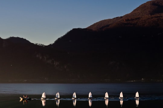 sailboats on body of water in Lake Como Italy