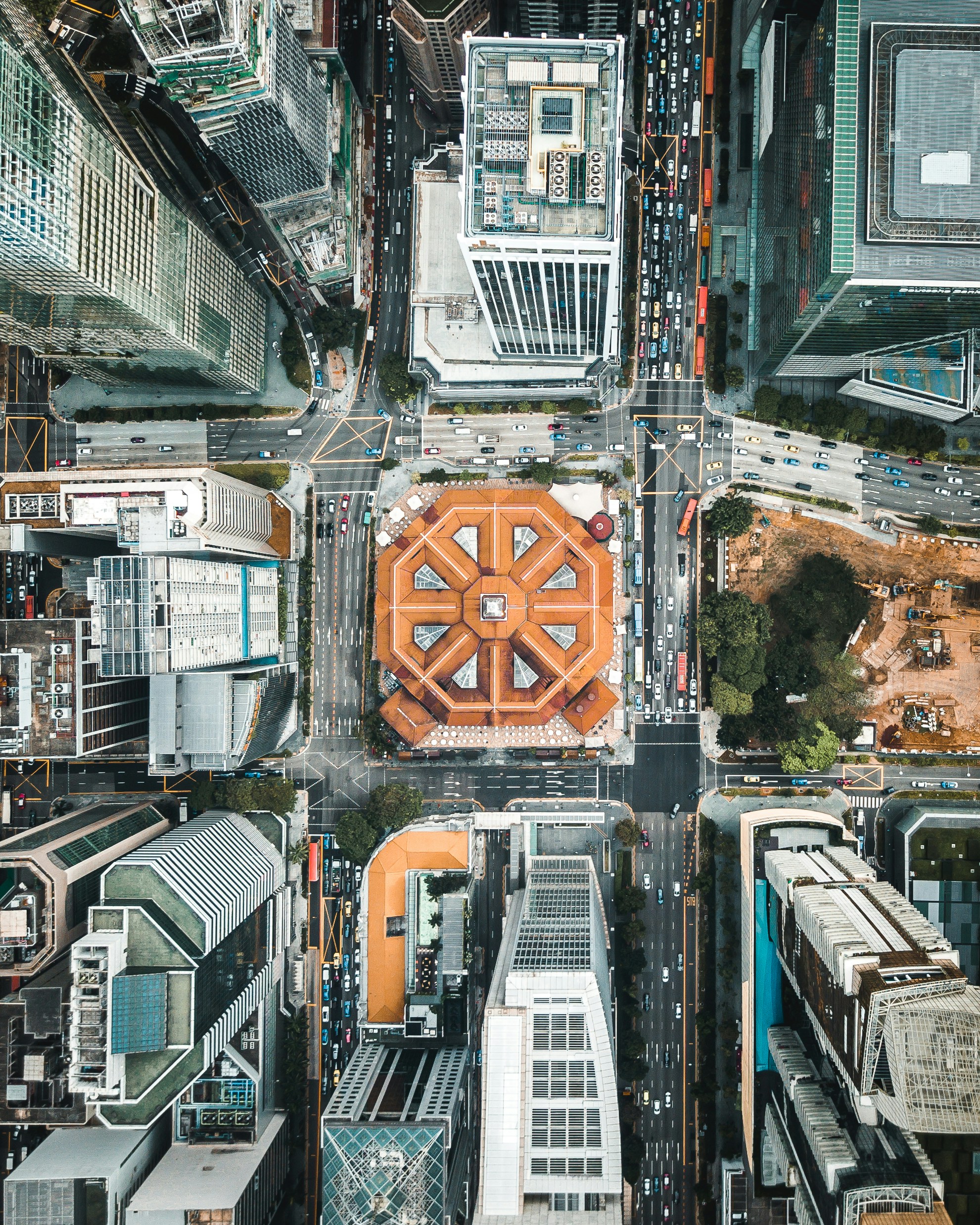 Lau Pa Sat from above