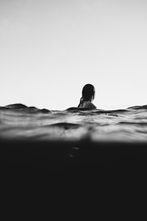 woman on body of water