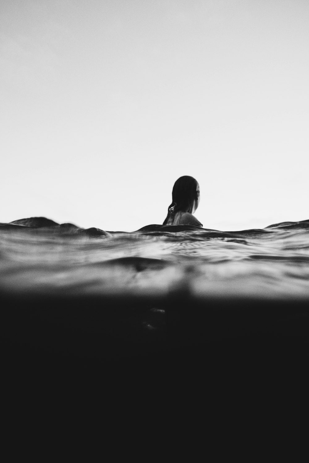 woman on body of water