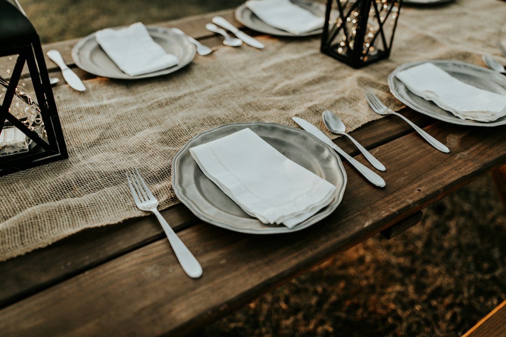 Beige Table Runner
