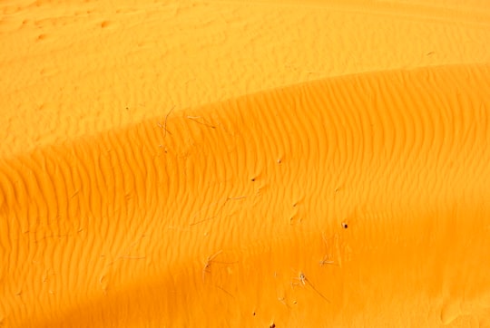 orange sand in Wadi Rum Jordan