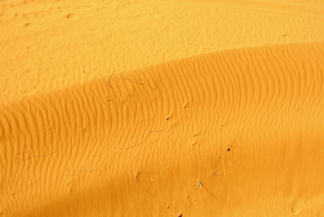 orange sand, Wadi Rum desert in Jordan