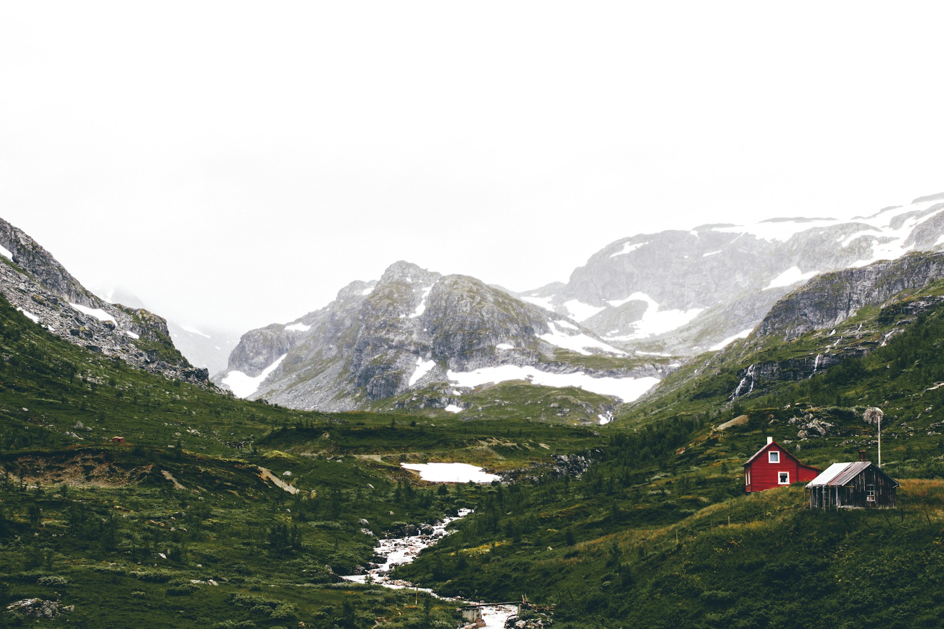 landscape photo of snowy mountain