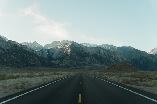 landscape photo of mountain in Whitney Portal United States