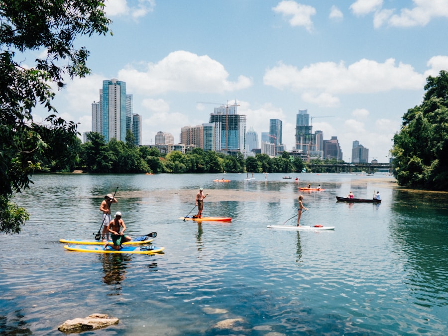 Summer community gathering in Texas