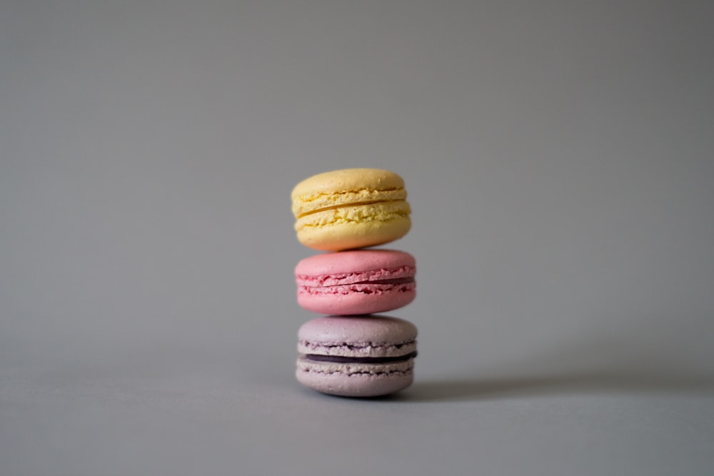 three macaroons