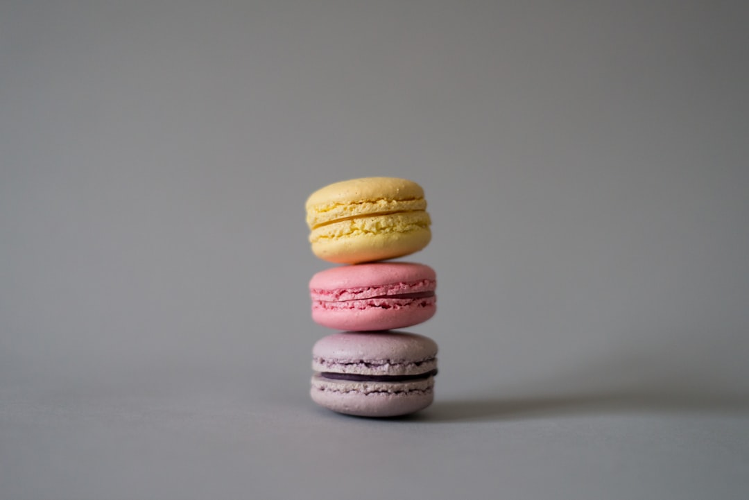 three macaroons,