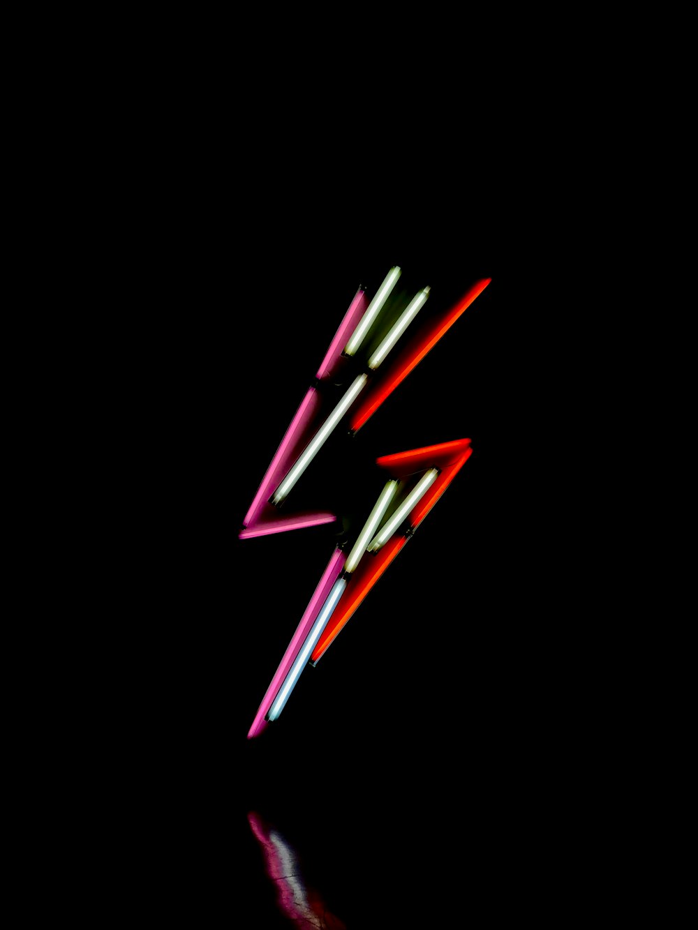 lightning neon sign