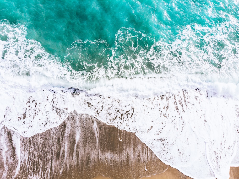 aerial view photography of ocean