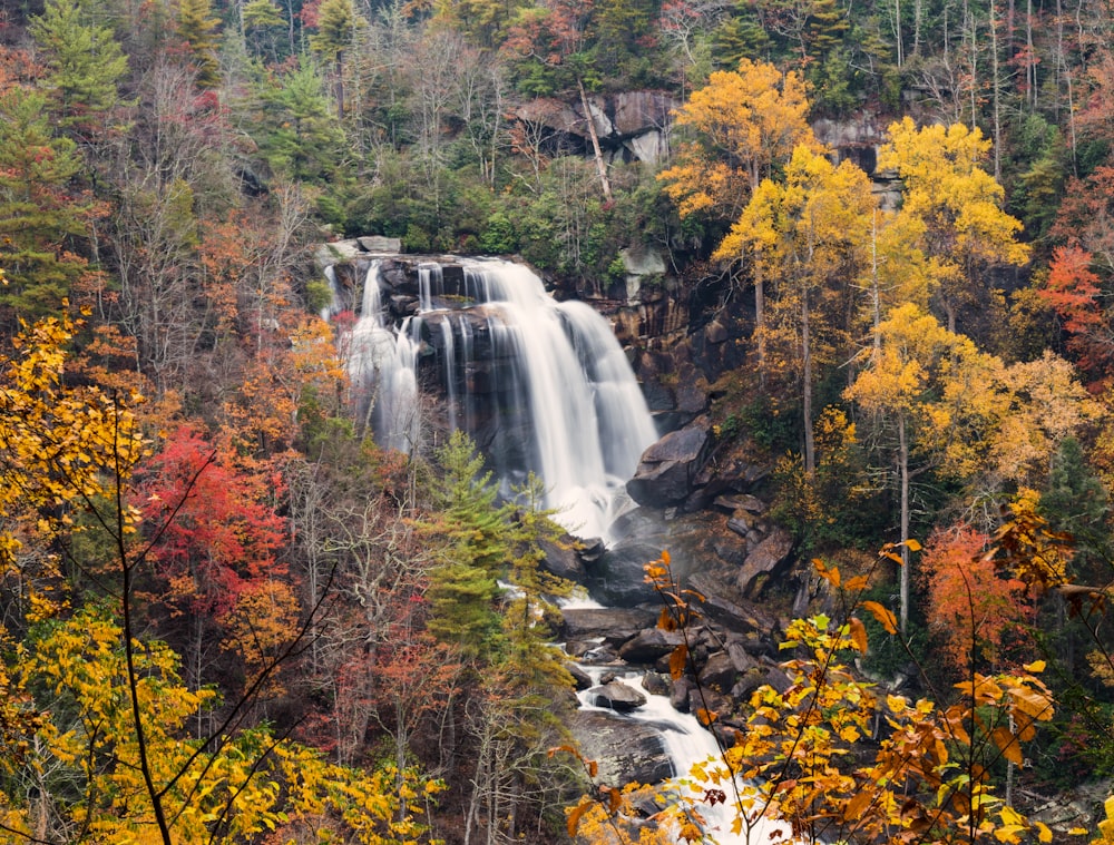 waterfalls during daytime